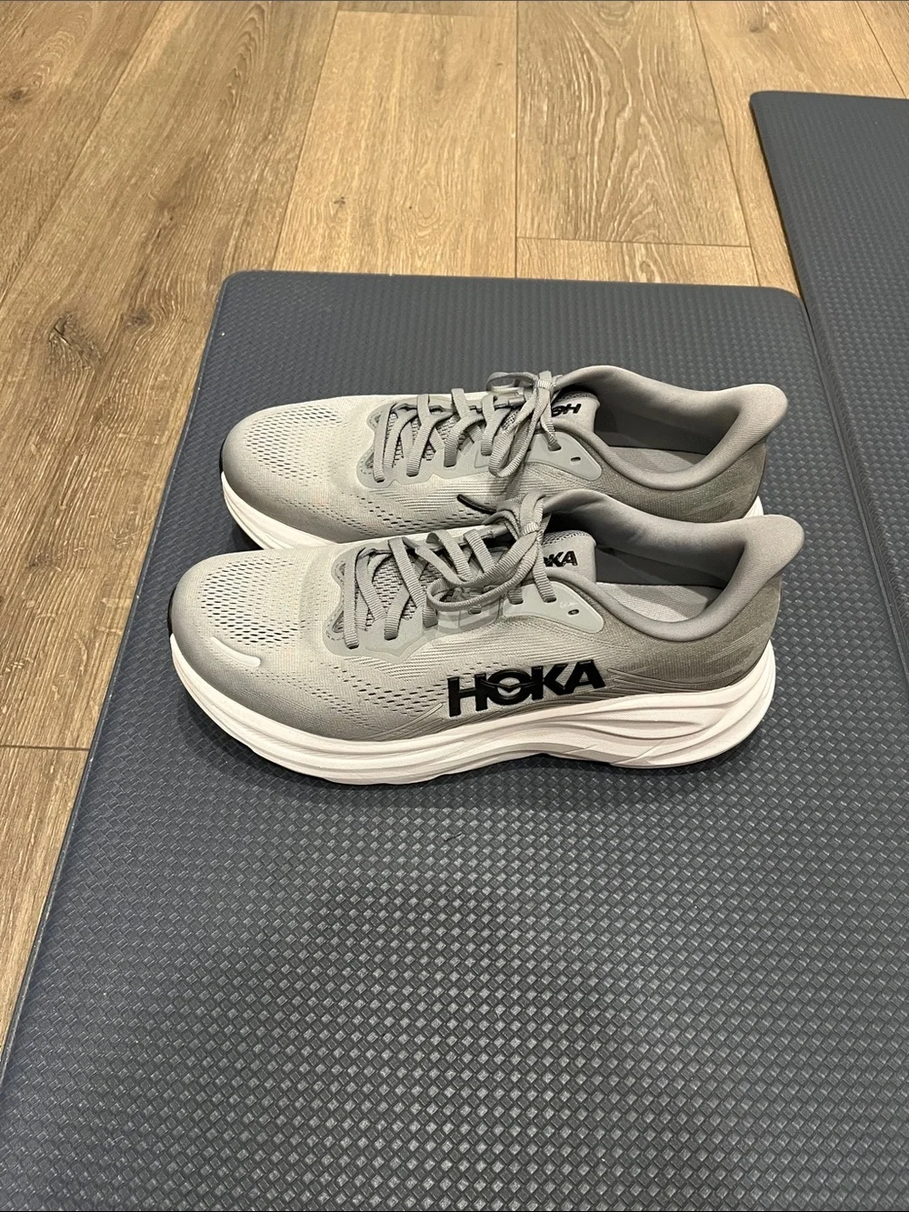 Hoka Men's Gray Neutral Cushioning Running Shoes